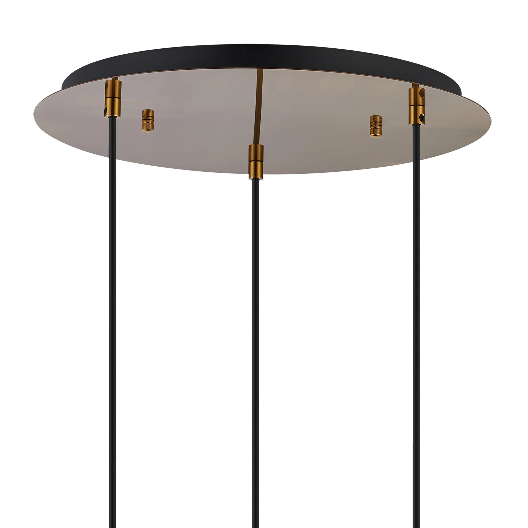 Lori 40cm Round Pendant, 3 Light Adjustable E27, Antique Gold/Amber/Clear/Smoke Round Dimple Shades DK1186  Deco Lori Antique Gold